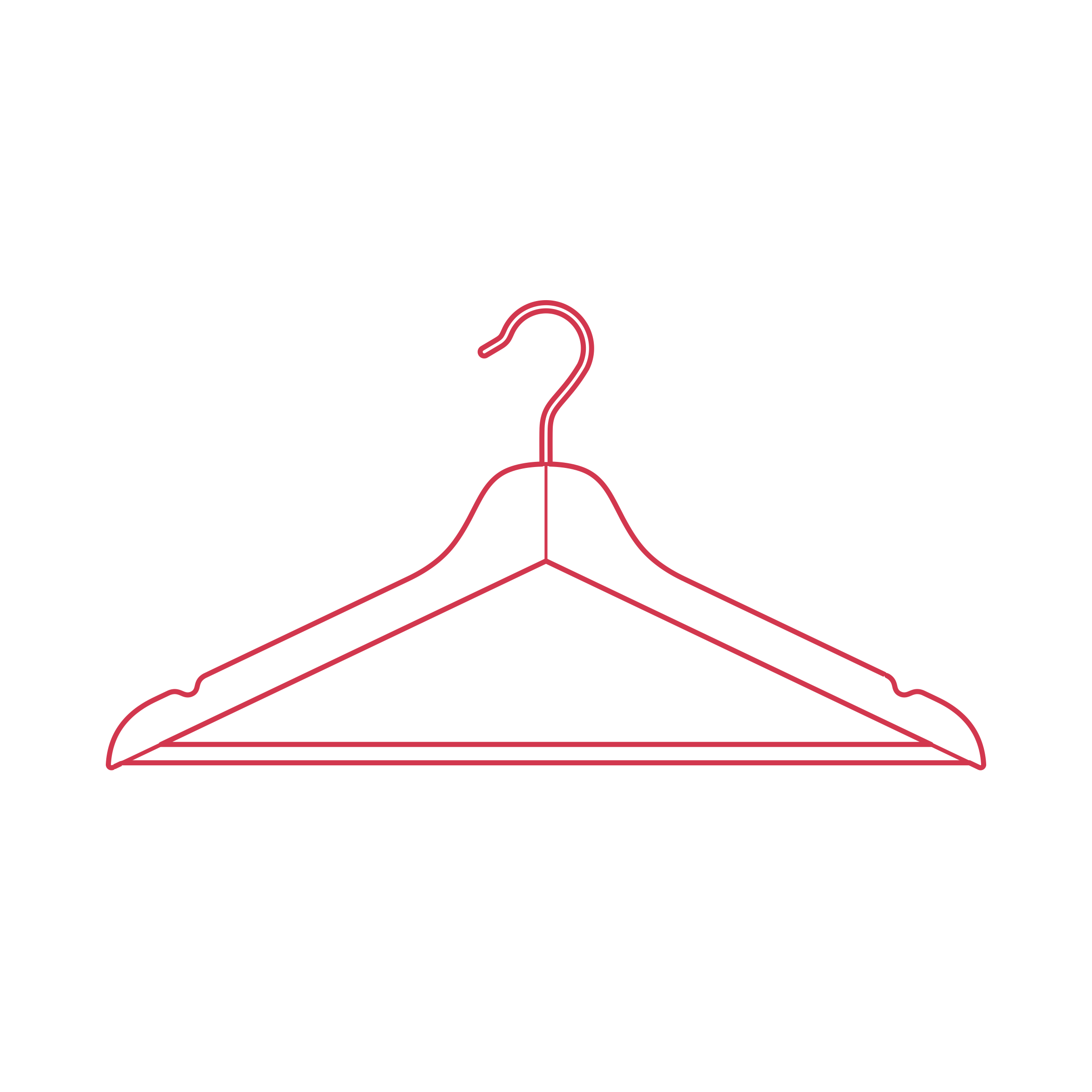 Objects Hangers Svg Line Art Free Vectors